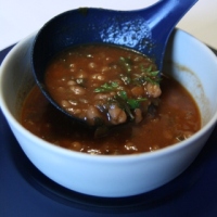מרק שעועית נהדר בסיר לבישול איטי